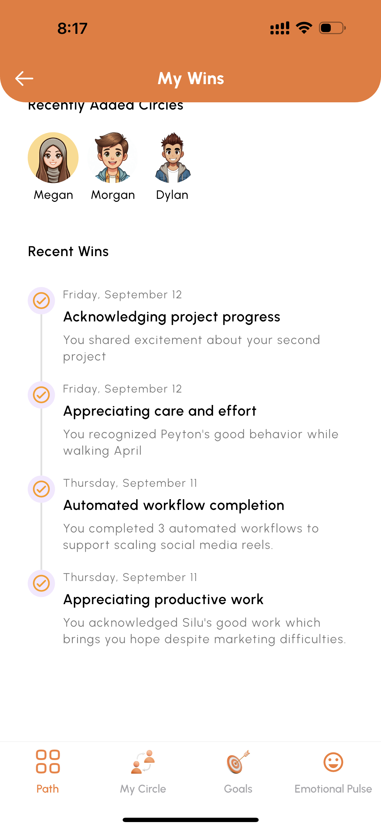 R.I.S.E. App - Recent Wins